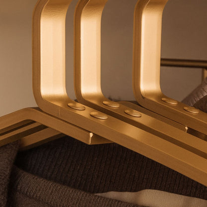 Slimline Aluminium Alloy Clothes Hangers for Space Saving Wardrobes