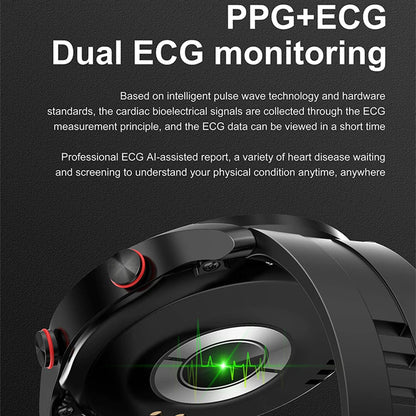 Smart Health Monitoring Watch with Heart Rate Sleep and BP Tracking