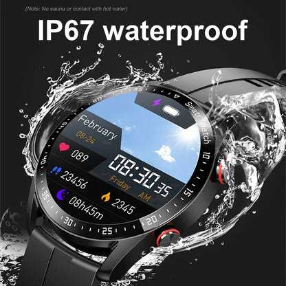 Smart Health Monitoring Watch with Heart Rate Sleep and BP Tracking