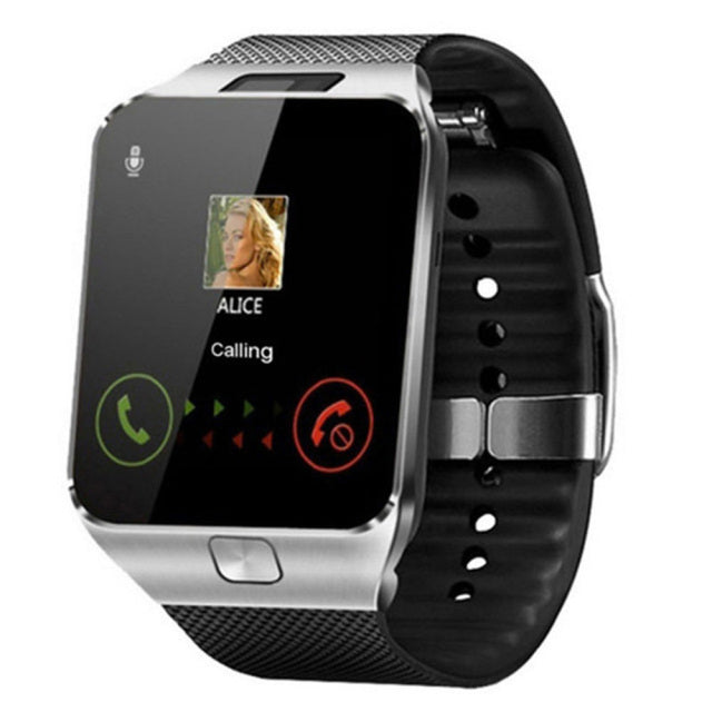Smartwatch with SIM Card Support – Bluetooth Fitness Tracker, Touchscreen, Camera & Multi-Language