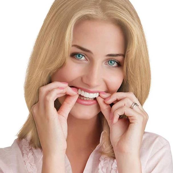Snap-On Dentures with Adjustable Fit and Reusable Design