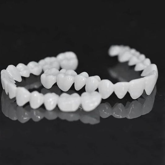 Snap-On Dentures with Adjustable Fit and Reusable Design
