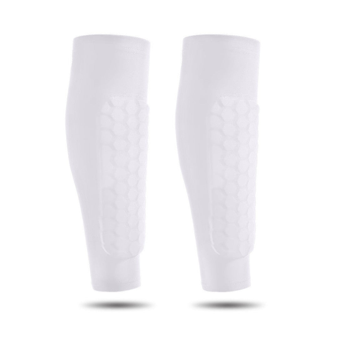 Soccer Shin Guards with Built-In Cushioning and Secure Sock Design