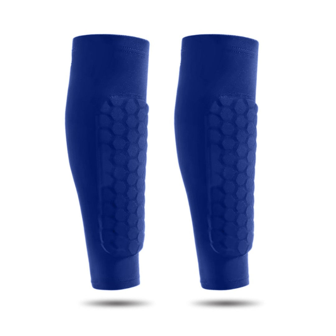 Soccer Shin Guards with Built-In Cushioning and Secure Sock Design