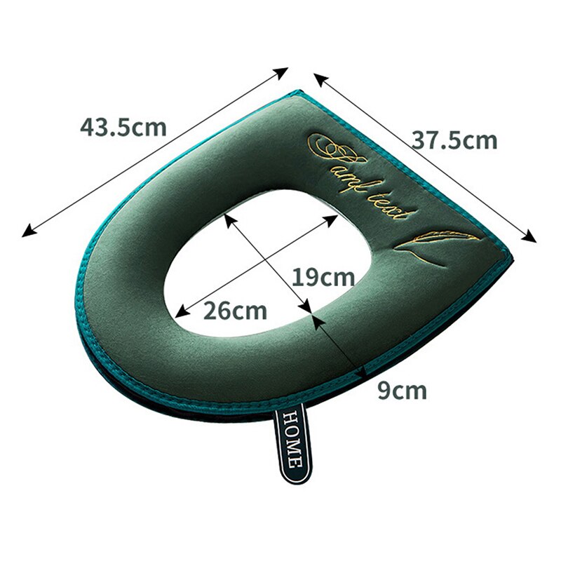 Soft Universal Toilet Seat Cover with Zipper and Handle