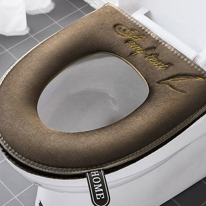Soft Universal Toilet Seat Cover with Zipper and Handle