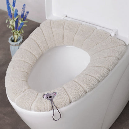 Soft Universal Toilet Seat Cover with Zipper and Handle