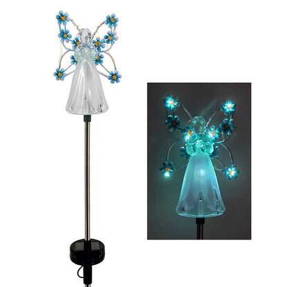 Solar Angel Garden Light, LED Outdoor Decorative Lamp with Weather-Resistant Design