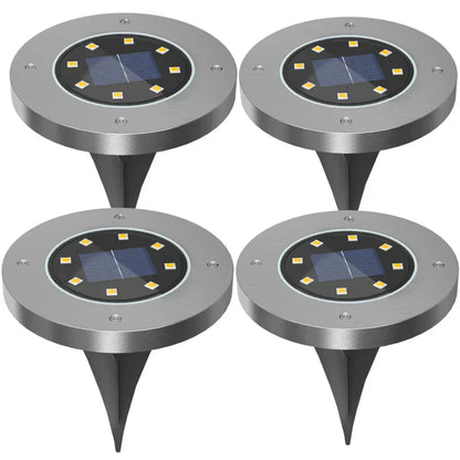 Solar Ground Lights Outdoor LED Pathway Lighting