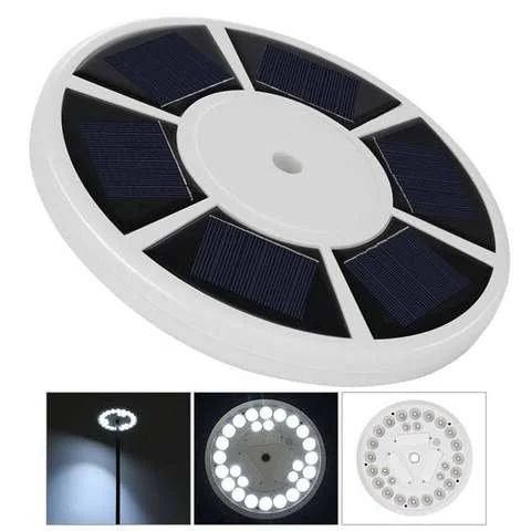 Solar LED Flagpole Light with 26 SMD LEDs and Automatic Dusk Sensor