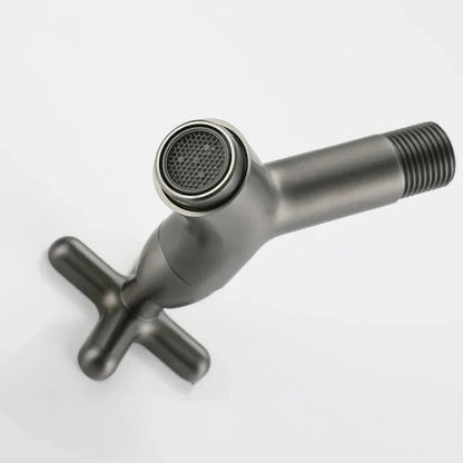 Solid Brass Wall Mounted Cold Water Tap with Single Lever Handle