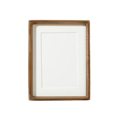 Solid Wood Photo Frame with Acrylic Front and Rounded Corners