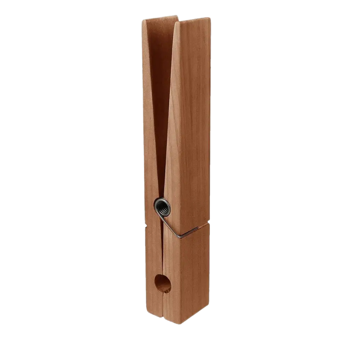 Solid Wood Wall Hooks with Sculptural Peg Design and Self Adhesive Mounting