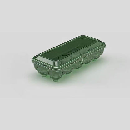 Stackable Egg Storage Organizer with Hinged Lid for Neat Refrigerator Storage