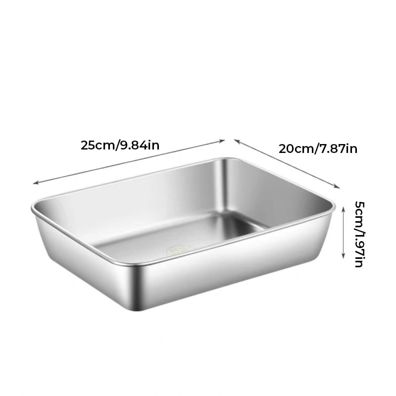 Stainless Steel Food Storage Containers Durable Reusable Meal Boxes