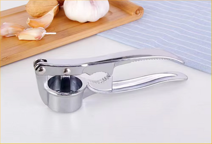 Stainless Steel Garlic Press with Ergonomic Easy Clean Design