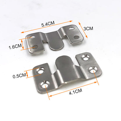 Stainless Steel Interlocking Z-Clip Flush Mount Brackets for Wall Hanging