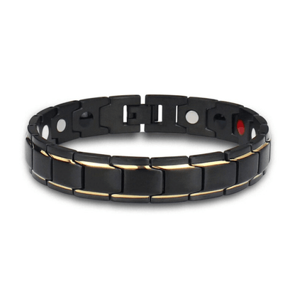 Stainless Steel Magnetic Bracelet with Integrated Energy Magnets
