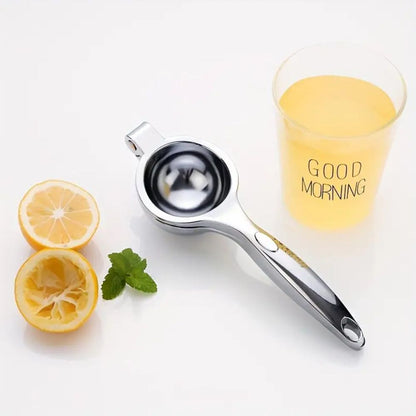 Stainless Steel Manual Citrus Juicer – Ergonomic Hand Press for Fresh Citrus Juice