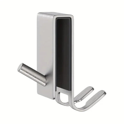 Stainless Steel Shower Hooks for Frameless Glass Doors, Polished Bathroom Towel Hooks