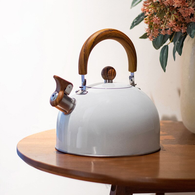 Stainless Steel Tea Kettle with 3 Litre Capacity and Ergonomic Handle