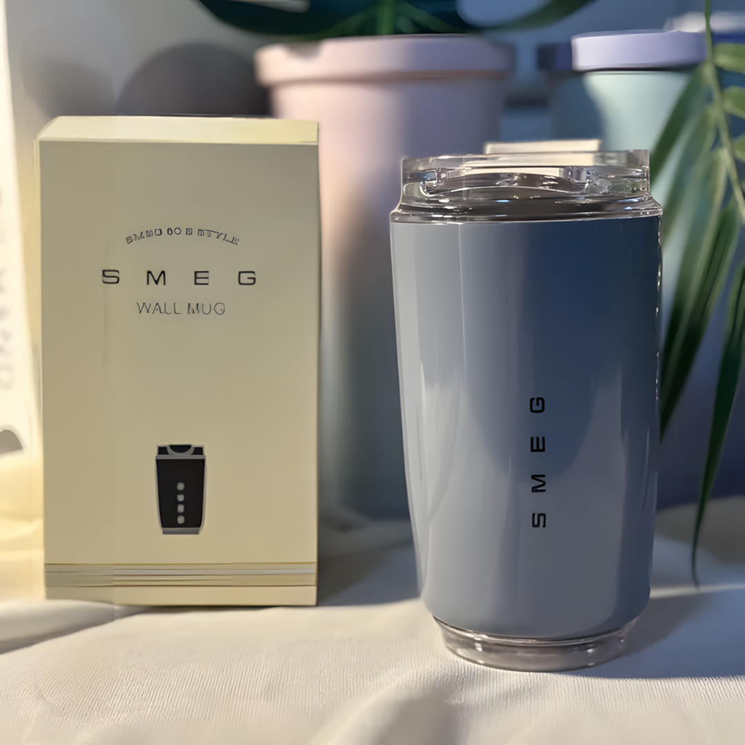 Stainless Steel Thermos Mug with Leak-Resistant Design for Hot and Cold Drinks