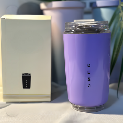 Stainless Steel Thermos Mug with Leak-Resistant Design for Hot and Cold Drinks