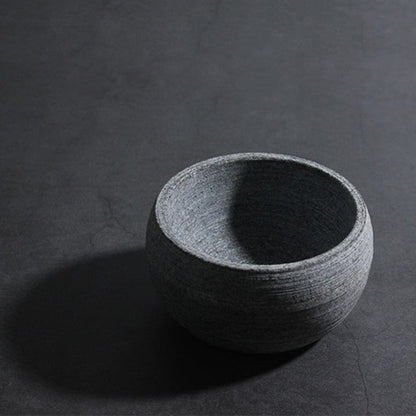 Stoneware Shaving Bowl for Soap and Cream Lather
