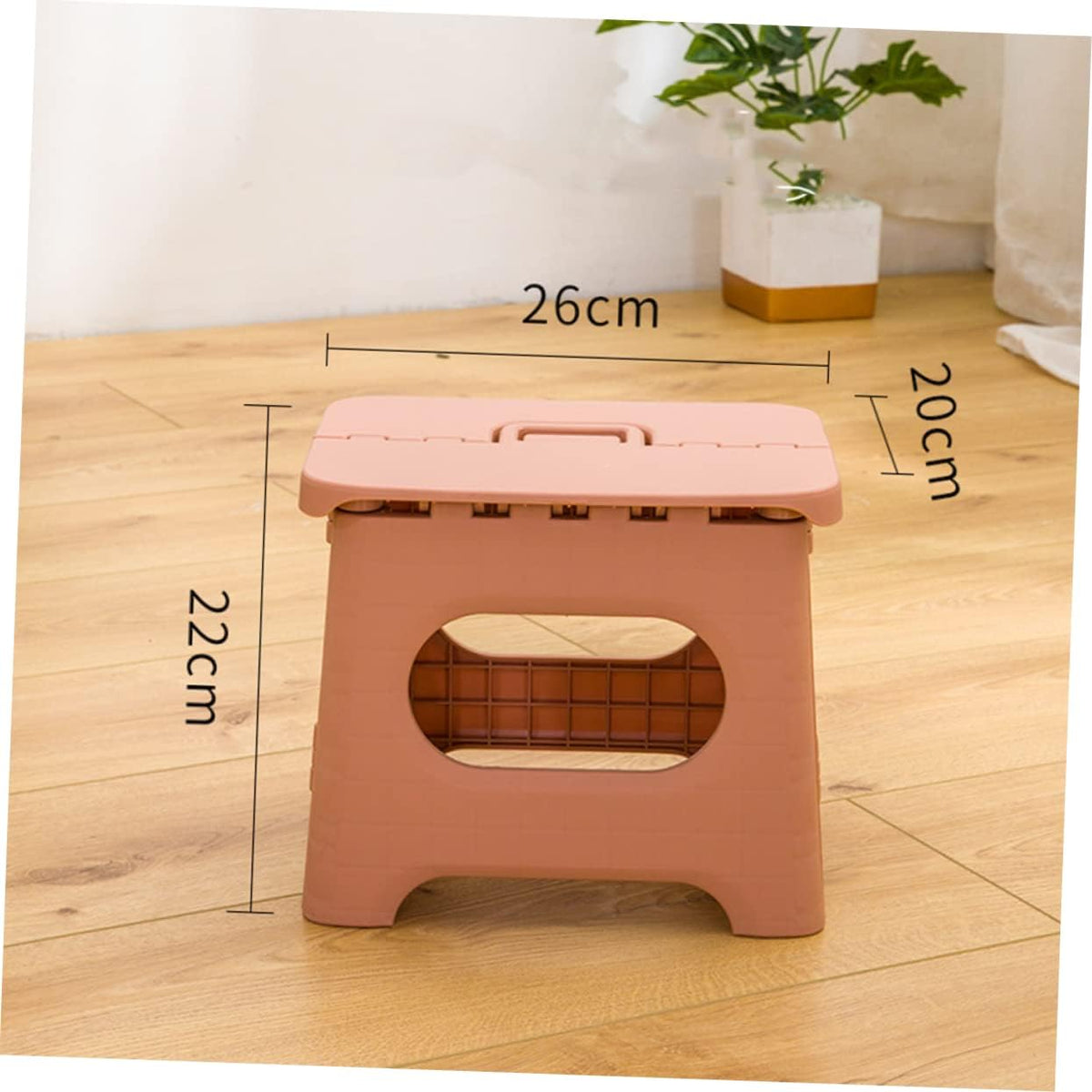 Stowella Foldable Step Stool with Carry Handle for Portable Safe Everyday Use