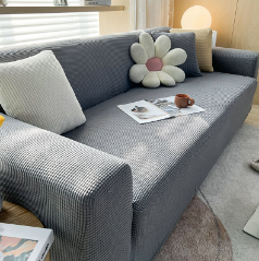 Stretch Sofa Cover with Non-Slip Fit for Standard and L-Shaped Sofas