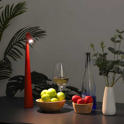 Stylish Dimmable Rechargeable Table Lamp with Slim Aluminium Design