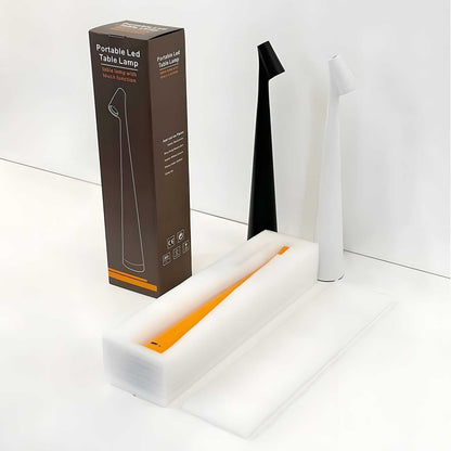 Stylish Dimmable Rechargeable Table Lamp with Slim Aluminium Design