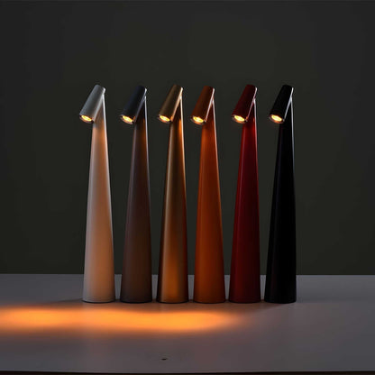 Stylish Dimmable Rechargeable Table Lamp with Slim Aluminium Design