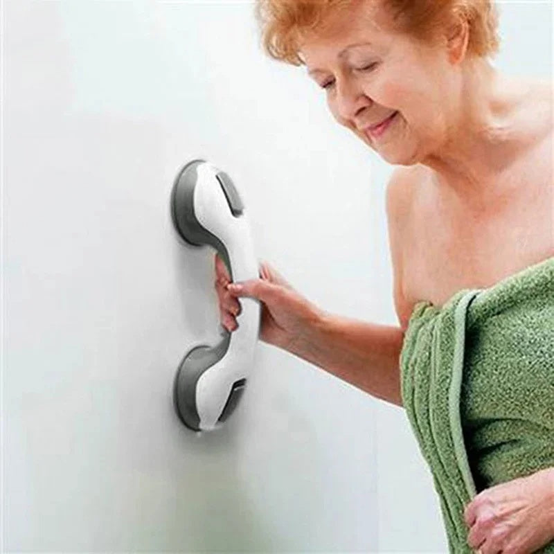 Suction Cup Safety Grab Bar with Non-Slip Grip for Smooth Surfaces