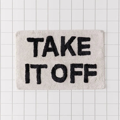 Suede Bathroom Mat with Anti Slip Surface