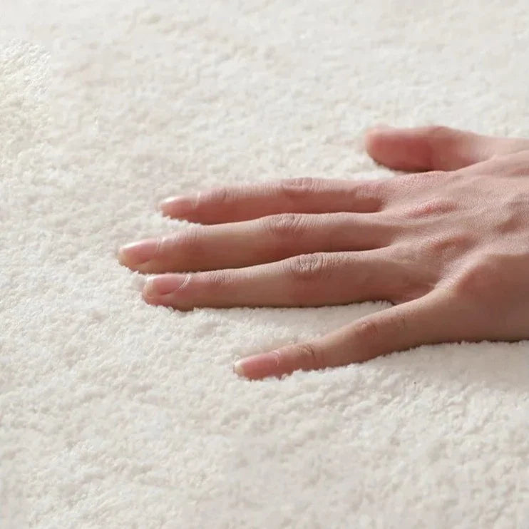 Suede Bathroom Mat with Anti Slip Surface