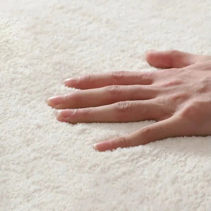 Suede Bathroom Mat with Anti Slip Surface