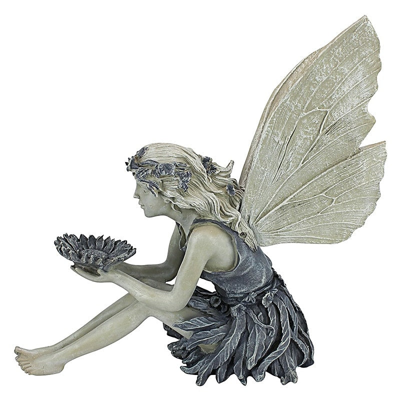 Sunflower Fairy Garden Statue Resin Outdoor Decorative Figurine