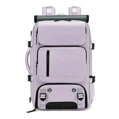 TRAVELMAX Waterproof Travel Backpack with USB Charging and Shoe Compartment