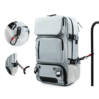 TRAVELMAX Waterproof Travel Backpack with USB Charging and Shoe Compartment