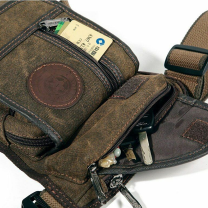 Tactical Drop Leg Bag Waterproof Outdoor Thigh Bag Motorcycle Hiking Travel Utility Bag