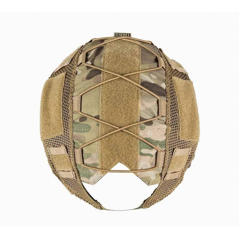 Tactical Helmet Cover with MOLLE and Hook-and-Loop Attachment System