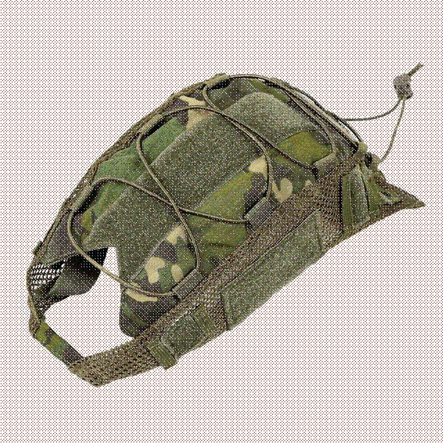 Tactical Helmet Cover with MOLLE and Hook-and-Loop Attachment System