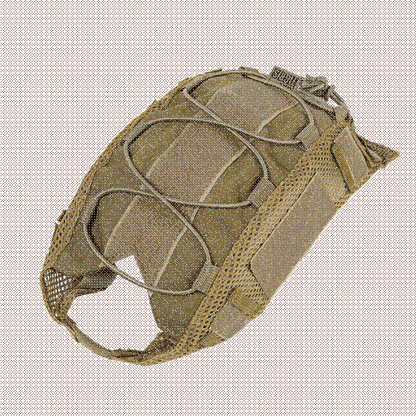 Tactical Helmet Cover with MOLLE and Hook-and-Loop Attachment System