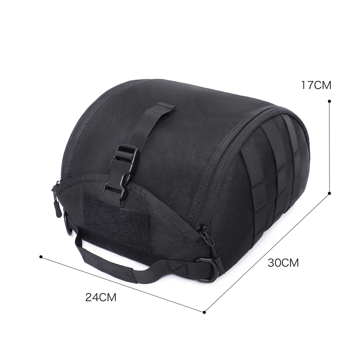 Tactical MOLLE Helmet Bag with 6L Capacity and Protective Inner Lining