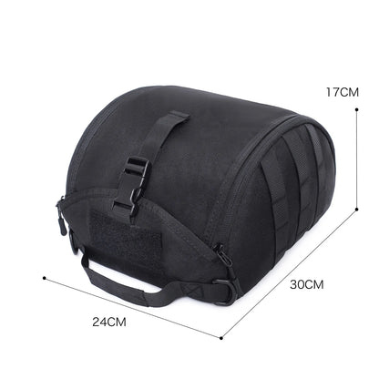 Tactical MOLLE Helmet Bag with 6L Capacity and Protective Inner Lining