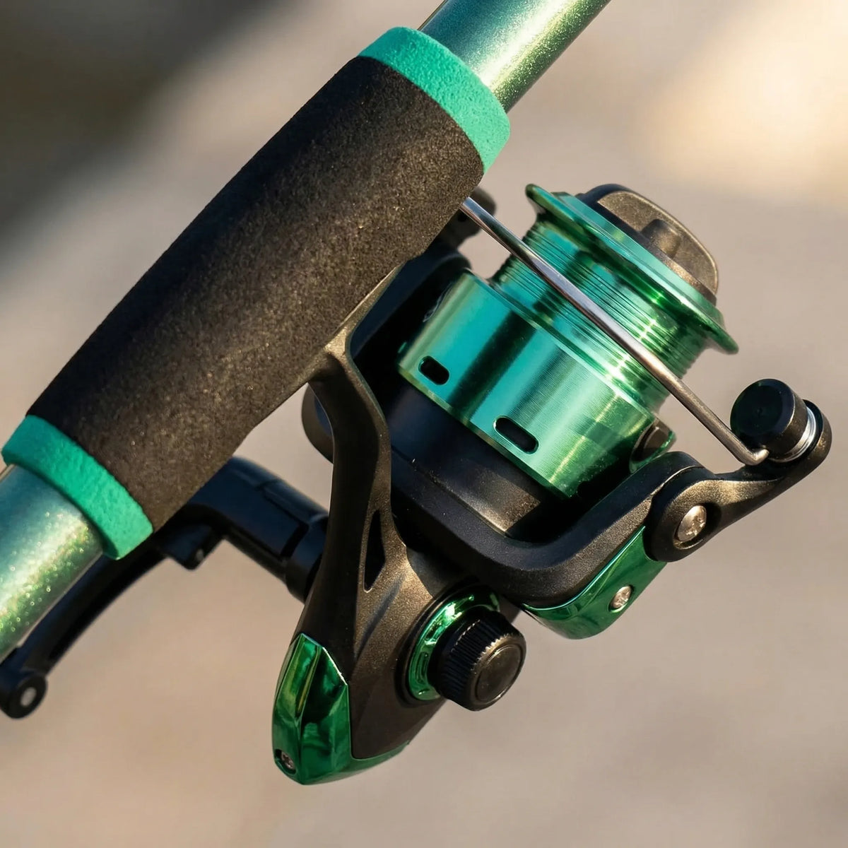 Telescopic Travel Fishing Rod Set with Spinning Reel Baits and Hooks