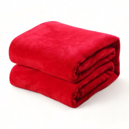 Thick Warm Microfibre Fleece Blanket for Bed and Sofa