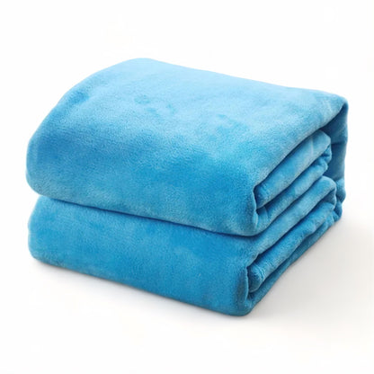 Thick Warm Microfibre Fleece Blanket for Bed and Sofa