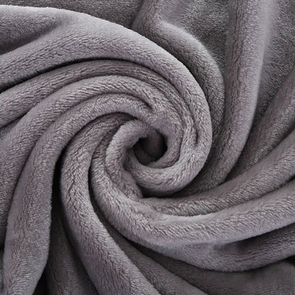 Thick Warm Microfibre Fleece Blanket for Bed and Sofa